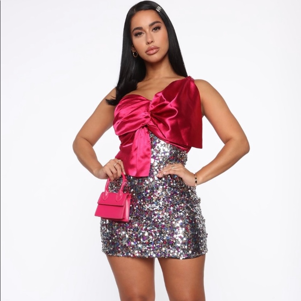 NWT Sequin mini dress